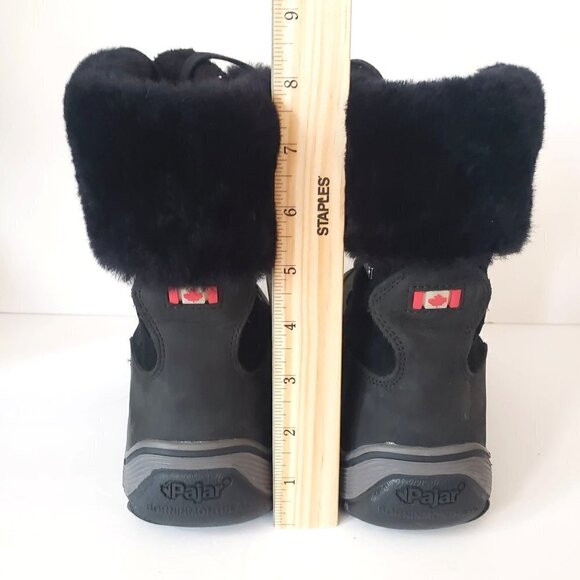 NWT PAJAR Waterproof Insulated Shearling Collar Hiking Snow Winter Boot EU 38 - Picture 11 of 14